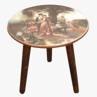 Andalusia Decoupage Wooden Table 6