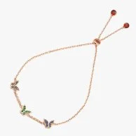 Colorful Butterflies Bracelet with Lock by NAFEES