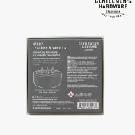 Concrete Candle Leather & Vanilla 7oz By Gentlemen's Hardware