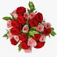 Crimson Petals Roses Arrangement