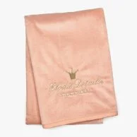 Crown Faded Rose Pearl Velvet Blanket by Elli Junior