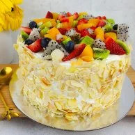 Custard Fruit Cake by Sugaholic