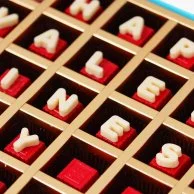 Customizable Valentine's Greeting Chocolate by NJD