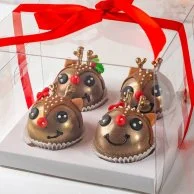 Cute Reindeer Hot Chocolate Bombs by NJD