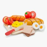 Cutting Meal - Breakfast - 10 pieces by New Classic Toys