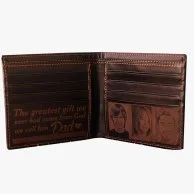 Father's Day Personalised Wallet with a Photo by Laser Gallery
