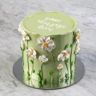 Daisy Garden Cake & Roses Bundle