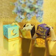 Dark Blue Moon Cookie Box