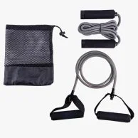 DASSEL Exercise Kit Set of Skipping Rope & Resistance Tube by Jasani
