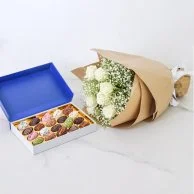 Dates Box and Flowers Bundle by Lilac 