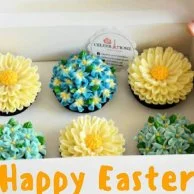6 Mini Easter Cupcakes Arrangement By Sweet Celebrationz