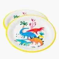 Dinosaur Paper Plates 8pc Pack by Talking Tables