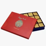 Diwali Floral Luxury Chocolate Box by Le Chocolatier