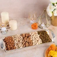 Diwali Special Assorted Dryfruits Thal 900g by My Govinda's