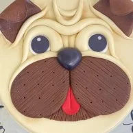 Dog Face Cake by Celebrating Life Bakery