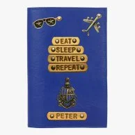 Eat Sleep Travel Repeat Customized Passport Cover by Custom Factory