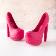 Edible Pink Chocolate Heels by NJD
