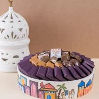 Eid Chocolate Handmade Ceramic Plate by Lilac 