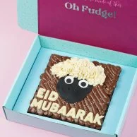 Eid Mub-Aa-Rak Brownie Slab with Topper by Oh Fudge