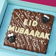 Eid Mu-baa-rak Brownie Slab by Oh Fudge