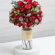 Eid Mubarak Red Luxury Flower Arrangement