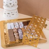 Elegant Eid Chocolate Tray by Lilac - Gold