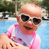 Ella - Cream Baby Sunglasses by Little Sol+