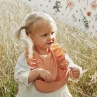 Elodie Baby Bib - Amber Apricot by Elli Junior