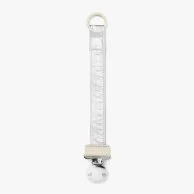 Elodie Pacifier Clip - Stone Silver by Elli Junior