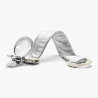 Elodie Pacifier Clip - Stone Silver by Elli Junior