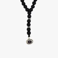 Evil Eye Silver Necklace by Mecal