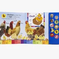 Farm Animals Children's Interactive Book