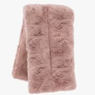 Faux Fur Body Wrap - Pink By Aroma Home