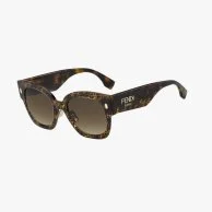 Fendi Unisex Sunglasses - Brown