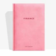 دفتر ملاحظات المالية - الوردي من كارير جيرل لندن