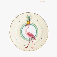 Flamingo Cake Plate by Yvonne Ellen