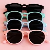 Flexible Sunglasses - Aqua + Case by Little Sol+