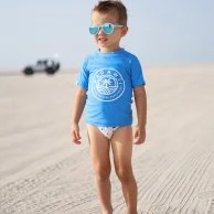 Cleo - Baby Blue Mirrored Kids Sunglasses by Little Sol+