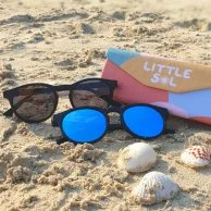 Sydney - Kids Black Sunglasses by Little Sol+
