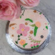 Floral Cute Cake By Joi Gifts