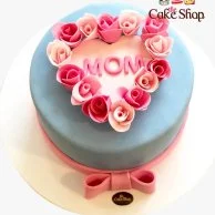 Floral Serenity Mothers Day Cake