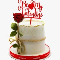 Flower Valentines Cake
