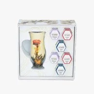 Flowering Tea Gift Set ( 1 glass + 6 Bulbs)