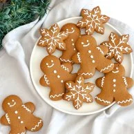 Ginger Bread Man Cookies By Pastel - 12 Pieces
