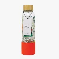 Glass Water Bottle - Floral  by Joules
