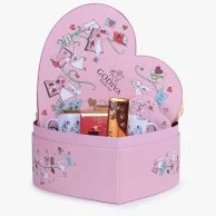 صندوق عيد الحب بشكل قلب من جوديفا 