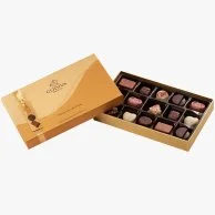 Assorted Chocolate Gold Gift Box, 15 pieces by Godiva