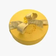Gold Round Chocolate Box (Medium) 