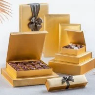 Golden Palm Square Assorted Dates XS Rectangle by Bateel