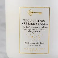 Good friends are like stars...' Gift Candle By Joi Gifts